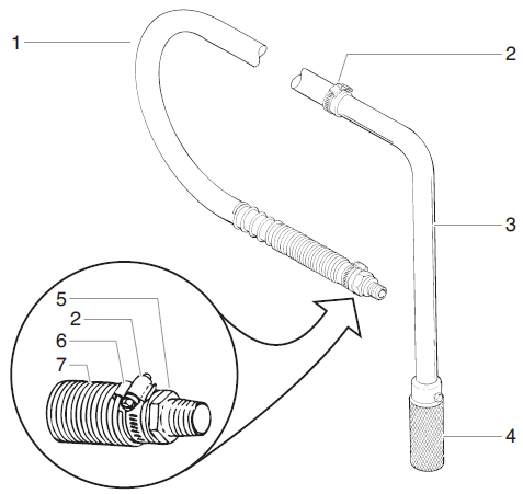 PowrTwin 4900GH Siphon Hose Assembly